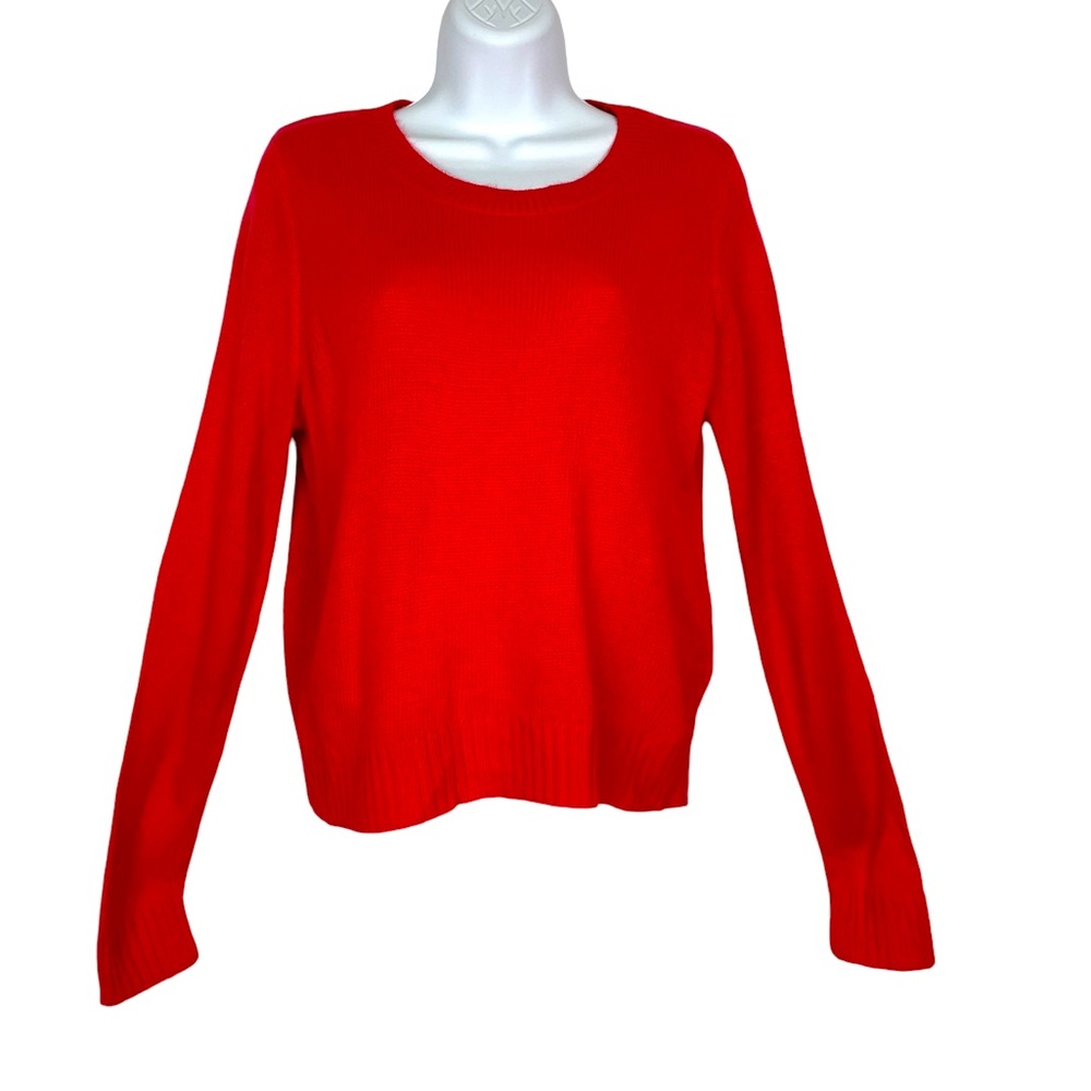 Divided Red Long Sleeve Sweater S